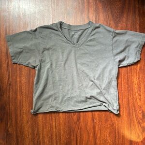 Brandy Melville V-Neck Crop Top